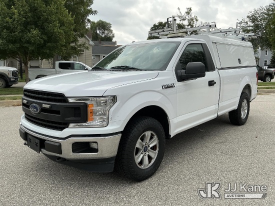 (Cedar Rapids, IA) 2019 Ford F150 4x4 Pickup Truck Runs & Moves) (Exterior Defects-Damaged Passenger