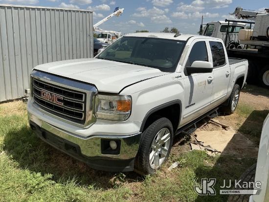 (San Angelo, TX) 2015 GMC Sierra 1500 Pickup Truck Not Running, Condition Unknown) (Windshield Defic