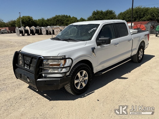 (Hutto, TX) 2022 Ford F-150 Crew-Cab Pickup Truck Runs & Moves