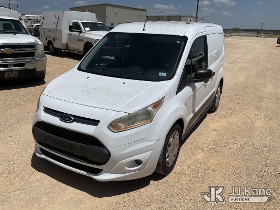 (Marion, TX) 2014 Ford Transit Connect Mini Cargo Van Runs & Moves) (Windshield Defense, Dash Warnin