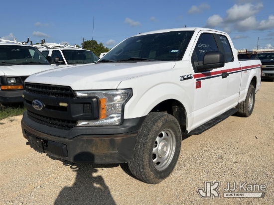 (Houston, TX) 2018 Ford F-150 Extended-Cab Pickup Truck (Runs & Moves) (Dash Warning Indicator On, W