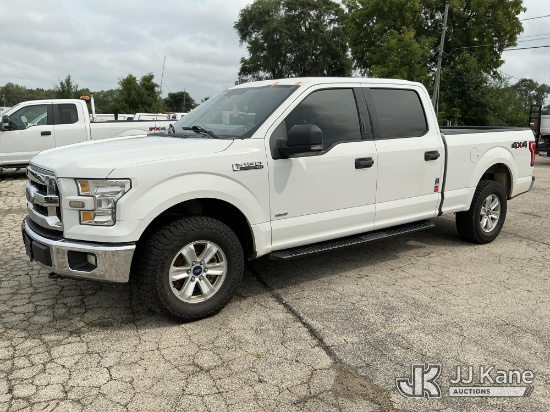 (South Beloit, IL) 2017 Ford F-150 Crew-Cab Pickup Truck Runs & Moves) (Dash Indicators On