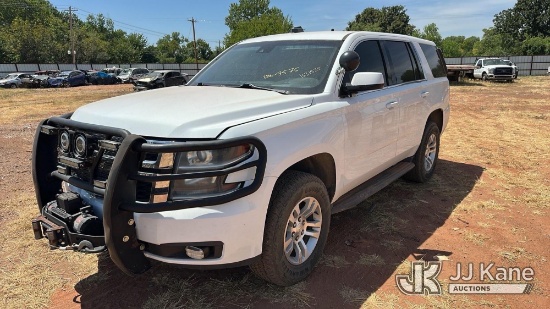 (Oklahoma City, OK) 2018 Chevrolet Tahoe Sport Utility Vehicle Runs & Moves) (Engine Performance Con