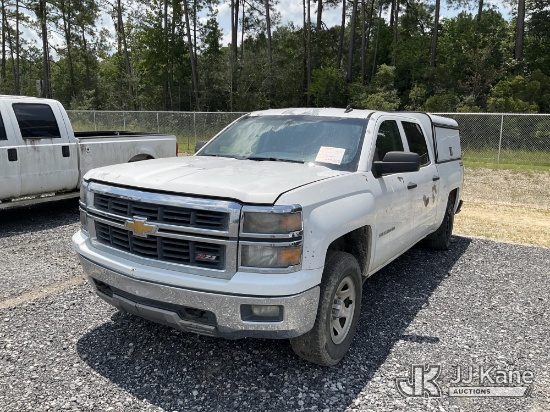 (Hammond, LA) 2014 Chevrolet Silverado 1500 4x4 Crew-Cab Pickup Truck Runs) (Transmission Non-Operat