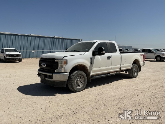 (Midland, TX) 2020 Ford F-250 SD Extended-Cab Pickup Truck Runs & Moves) (Windshield Deficiencies