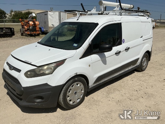 (Waxahachie, TX) 2014 Ford Transit Connect Mini Cargo Van Runs & Moves) (Dash Warning Indicators On,