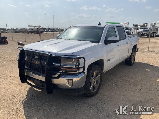 (Marion, TX) 2018 Chevrolet Silverado 1500 4x4 Crew-Cab Pickup Truck Runs) (Does Not Move, Condition