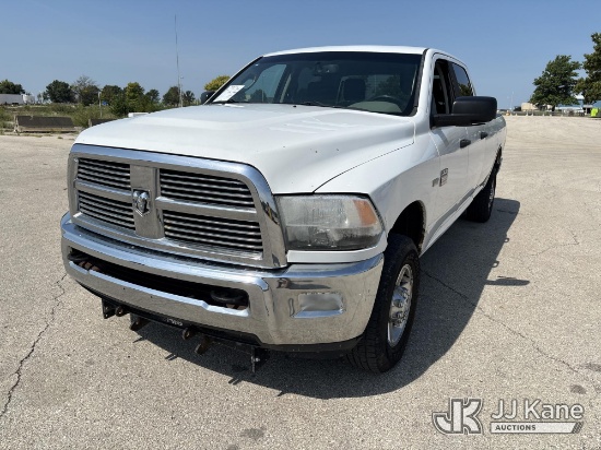 (Kansas City, MO) 2012 Ram 2500 4x4 Crew-Cab Pickup Truck Runs & Moves) (Dash Warning Indicators On,