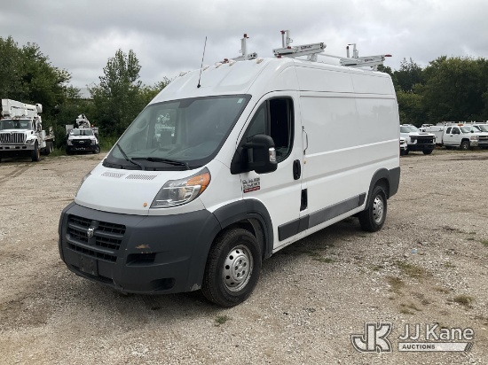 (Des Moines, IA) 2017 RAM Promaster 2500 Cargo Van Runs & Moves