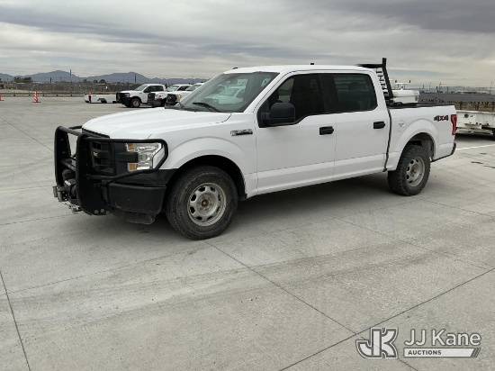 (El Paso, TX) 2016 Ford F150 4x4 Crew-Cab Pickup Truck Runs & Moves