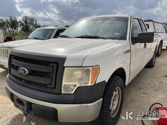 (Houston, TX) 2014 Ford F-150 Extended-Cab Pickup Truck Runs & Moves) (Missing Major Components, Ext