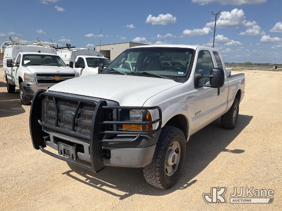 (Marion, TX) 2007 Ford F250 4x4 Extended-Cab Pickup Truck Runs & Moves