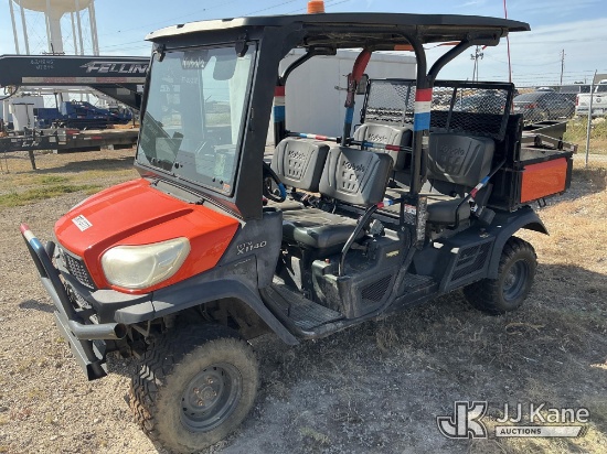 (Waxahachie, TX) Kubota RTV-X1140 Utility Vehicle, Kubota Does Not Run & Move-Conditions Unknown) (I