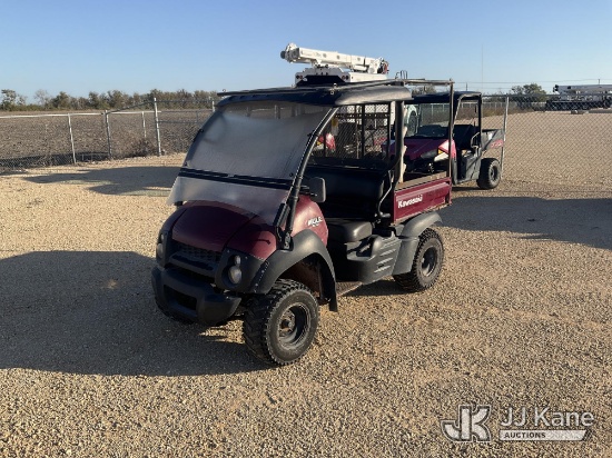 (Marion, TX) 2016 Kawasaki Mule 600 All-Terrain Vehicle Non-Titled) (Not Running, Condition Unknown)