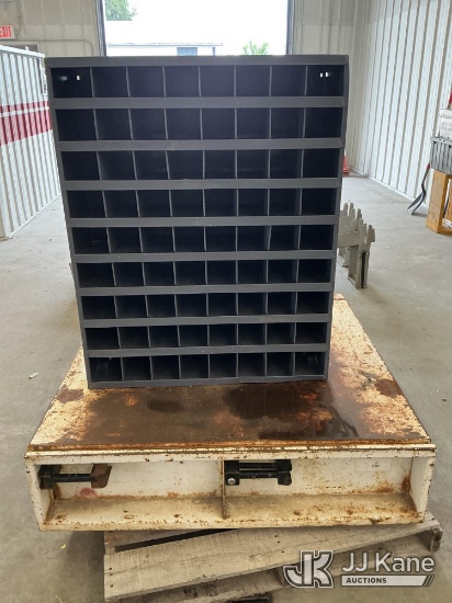 (South Beloit, IL) (1) Parts Bin (1) Slide out truck box NOTE: This unit is being sold AS IS/WHERE I