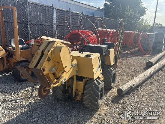 (Carrollton, TX) 2012 Vermeer LM42 Articulating Rubber Tired Trencher Runs & Moves