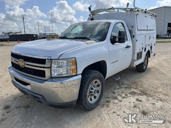 (Houston, TX) 2012 Chevrolet Silverado 2500HD Enclosed Service Truck Runs & Moves
