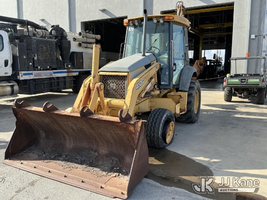 (Olmito, TX) John Deere 410G Tractor Loader Backhoe, Cooperative Owned And Maintained Runs & Moves,