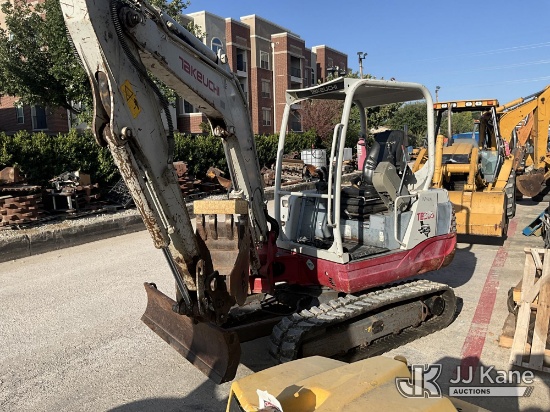 (Carrollton, TX) 2014 Takeuchi TB235 Mini Hydraulic Excavator Runs, Moves & Operates