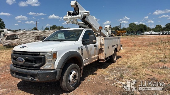 (Oklahoma City, OK) Altec AT41-M, Material Handling Bucket mounted behind cab on 2020 Ford F-550 Ser