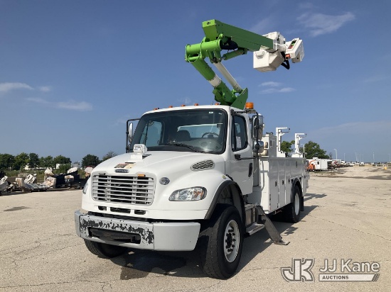 (Kansas City, MO) Altec TA41M, Articulating & Telescopic Material Handling Bucket Truck mounted behi
