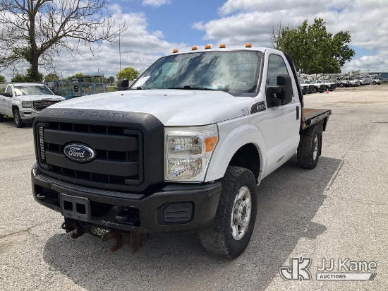 (Kansas City, MO) 2014 Ford F-250 SD Flatbed Truck Runs & Moves) (Engine Won't Stay Running Without
