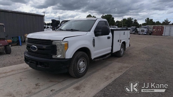 (Oklahoma City, OK) 2017 Ford F250 Service Truck Runs & Moves) (Jump To Start