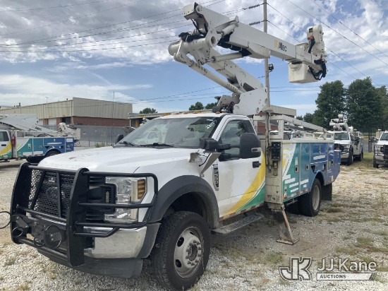 (Joplin, MO) Altec AT41M, Articulating & Telescopic Material Handling Bucket Truck mounted behind ca