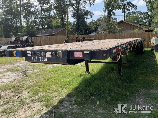 (Spring, TX) 2015 Pitts Trailers T/A High Flatbed Trailer