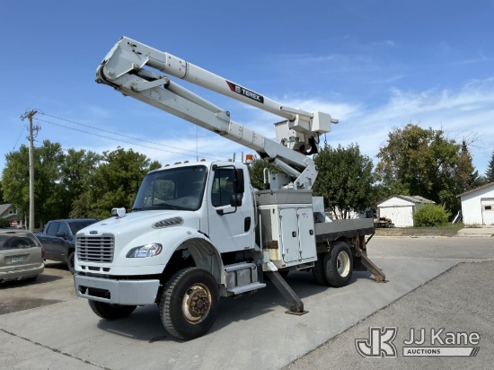 (Mahnomen, MN) HiRanger HR46-M, Material Handling Bucket Truck rear mounted on 2016 Freightliner M2