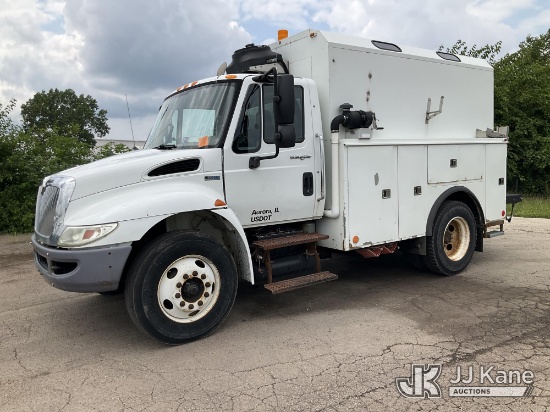 (South Beloit, IL) 2011 International DuraStar 4300 High Top Service Truck Runs, Moves, Operating Co