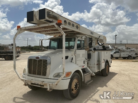 (Olmito, TX) Versalift V0355MHI, Over-Center Material Handling Bucket Truck rear mounted on 2013 Pet