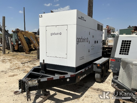 (Olmito, TX) 2014 Godwin CD225M Trailer Mounted Diesel Pump, Cooperative Owned And Maintained Condit