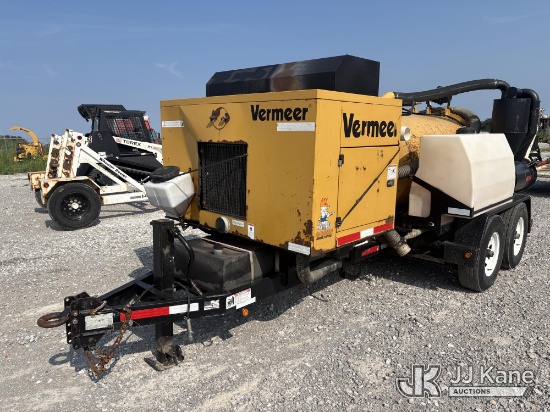 (Hawk Point, MO) 2010 Vermeer Mclaughlin V-500LE-HD T/A Vacuum Excavation Trailer Runs & Operates)(C