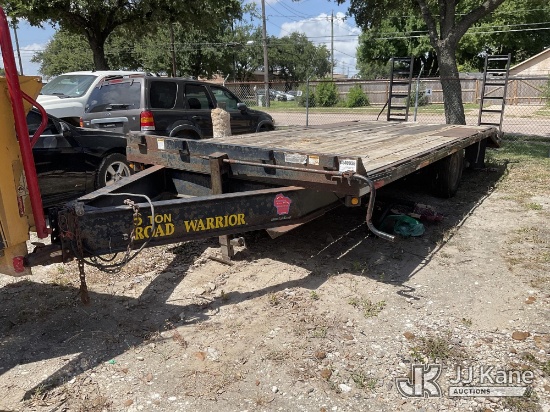 (Houston, TX) 2006 Friesen Model# OF-22-2 T/A Tagalong Utility Trailer Rear Tires Missing