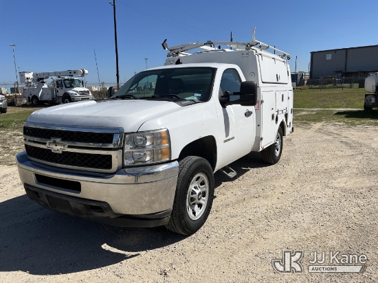 (Houston, TX) 2012 Chevrolet Silverado 2500HD Enclosed Service Truck Runs & Moves) (Interior Defects
