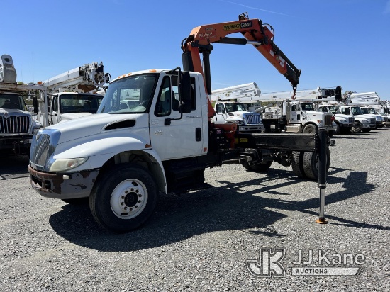 (South Beloit, IL) Palfinger PK11502, Knuckleboom Crane mounted behind cab on 2006 International 430