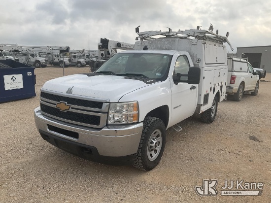 (Marion, TX) 2013 Chevrolet Silverado 2500HD Enclosed Service Truck Runs & Moves