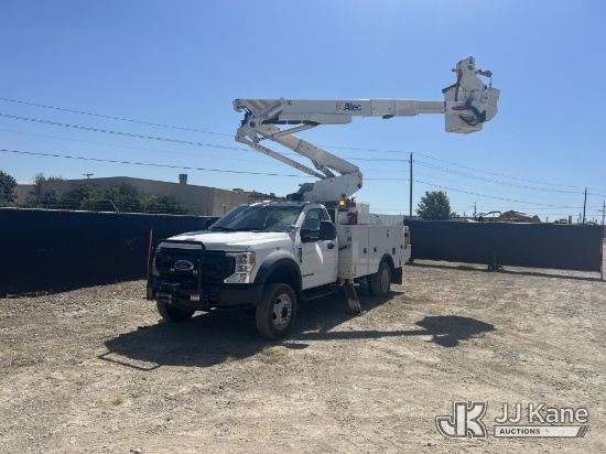 (Waxahachie, TX) Altec AT41M, Articulating & Telescopic Material Handling Bucket Truck mounted behin