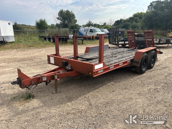 (Shakopee, MN) 1993 Redi Haul FSL14HE T/A Tagalong Equipment Trailer