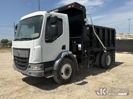 (Waxahachie, TX) 2019 Kenworth K300 Dump Truck, City of Plano Owned Runs, Moves & Dump Operates