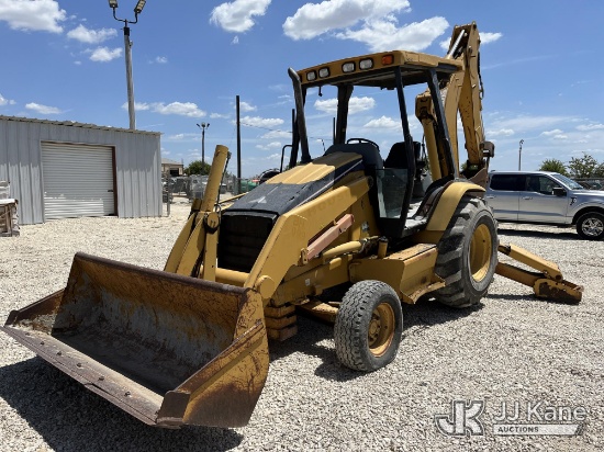 (Hutto, TX) 2005 Caterpillar 416D Tractor Loader Backhoe Runs, Moves & Operates
