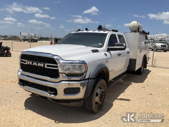 (Marion, TX) 2020 RAM 5500 Crew-Cab Mechanics Truck Not Running, Condition Unknown)(Dash Warning Ind
