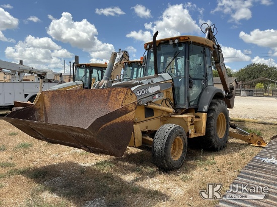 (Olmito, TX) 2011 John Deere 410J Tractor Loader Backhoe, Cooperative Owned And Maintained Runs, Mov
