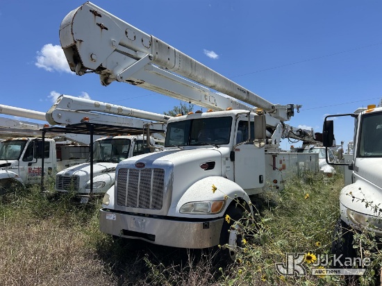 (Corpus Christi, TX) HiRanger 5TC-55, Material Handling Bucket Truck rear mounted on 2007 Peterbilt