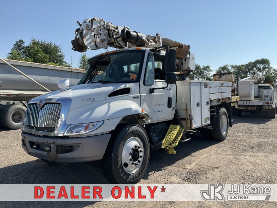 (South Beloit, IL) Altec DL42B BC, Digger Derrick rear mounted on 2013 International 4300 Utility Tr