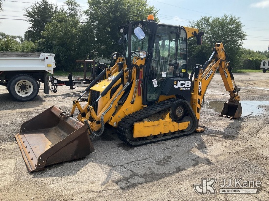 (South Beloit, IL) JCB 1CXT Tracked Skid Steer Loader, (Equipment and trailer price will be split ou