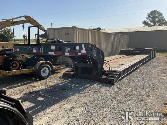 (Aubrey, TX) 2002 Fontaine Trailer Co RAM-50A Tri-Axle Detachable Gooseneck Lowboy Trailer