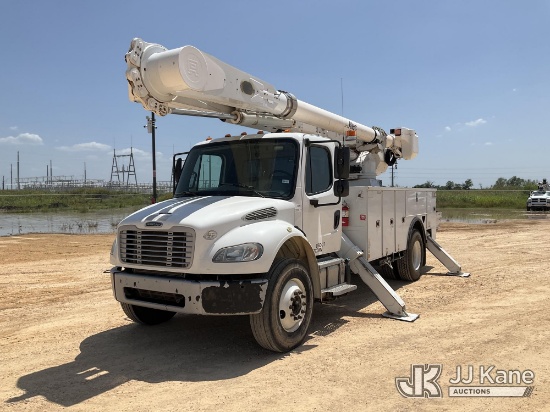 (Marion, TX) Altec AM55, Over-Center Material Handling Bucket Truck rear mounted on 2018 Freightline
