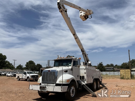 (Oklahoma City, OK) Telelect XML 55, Material Handling Bucket Truck rear mounted on 2006 Peterbilt 3